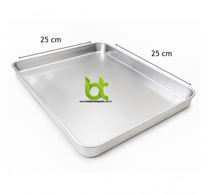 Tek Kullanımlık Tepsi 25*25 Köşeli